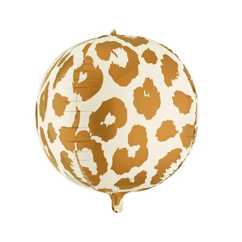 Palloncino in lamina con stampa leopardata, 75 cm