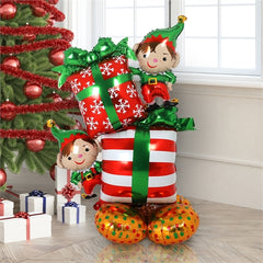 Mylar elfi di babbo natale airloonz 53"