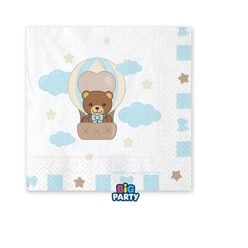 16 tovaglioli 25 x 25 cm teddy friends by thun