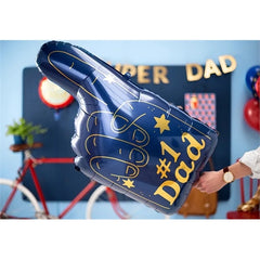 Palloncino foil n. 1 papà, 44 x 82 cm, mix