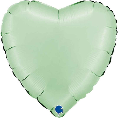 Palloncino 18" mylar cuore menta satinato