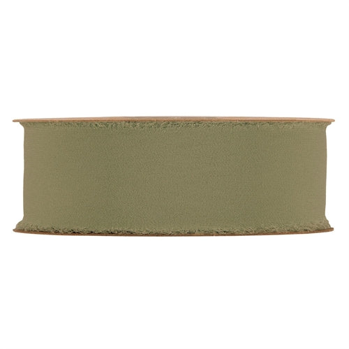 Nastro ribbon organdy 30 mm x 10 mt verde oliva