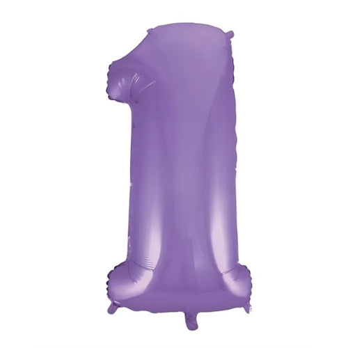 Mylar numeri 40"-101 cm satin velvet lilla