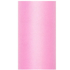 Tulle tinta unita, rosa chiaro, 0,3 x 9 m