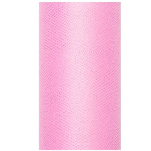 Tulle tinta unita, rosa chiaro, 0,3 x 9 m
