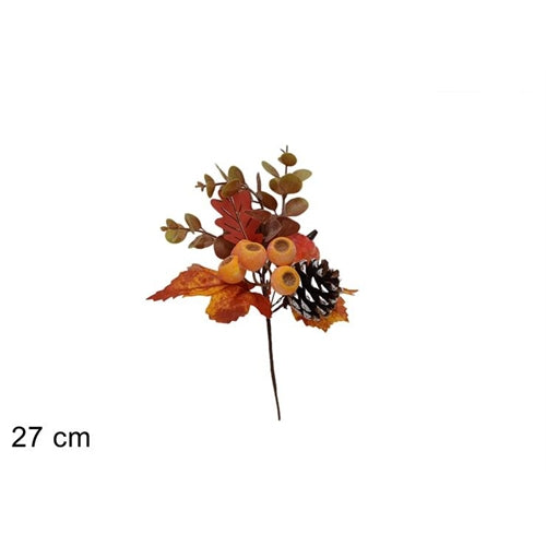 Spillone c/zucca e pigna 27 cm