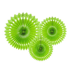 Rosette decorative, verde mela, 20-30 cm