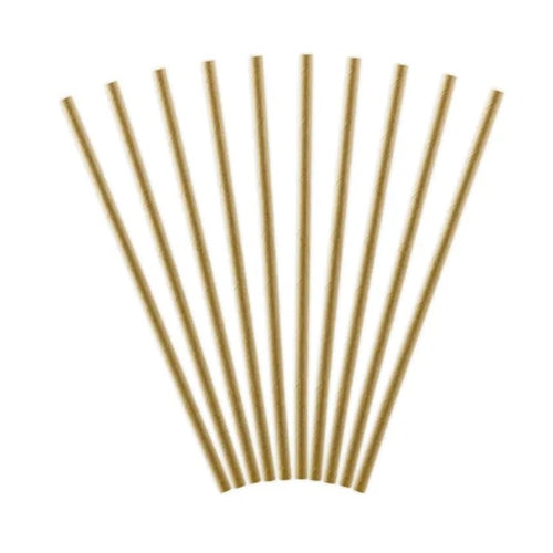 Cannucce kraft 19.5 cm 10 pz
