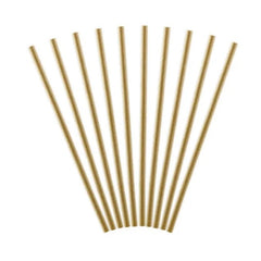 Cannucce kraft 19.5 cm 10 pz