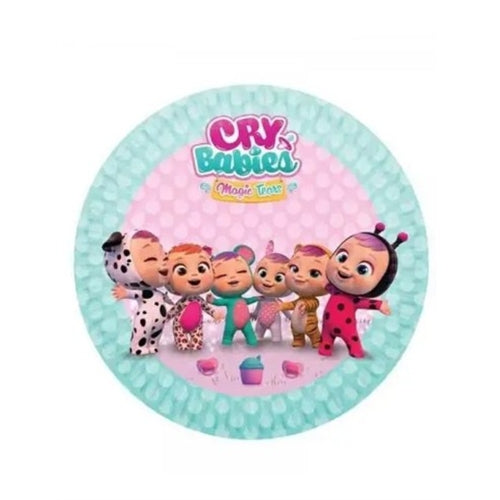 Piatti piccoli cry babies 18 cm 8 pz