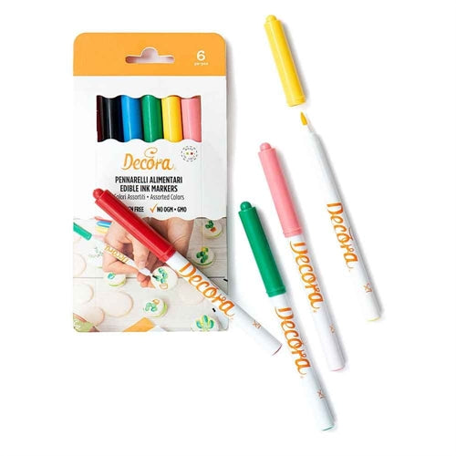 Pennarelli alimentari assortiti 6 pz