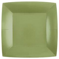 Piatti quadrati salvia – 23 × 23 cm – 10 pz