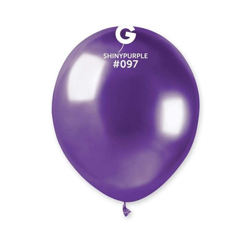 Palloncino in lattice 5" ab50 viola "shiny purple 097" 100pz