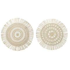 Tappeto rotondo in cotone diam. 90 cm