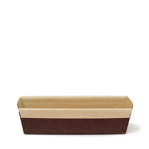 Stampo plum cake in carta da forno 21,5x7,5x h.4,5 cm 5 pz