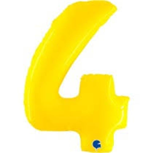 Mylar numeri 40" giallo fluo