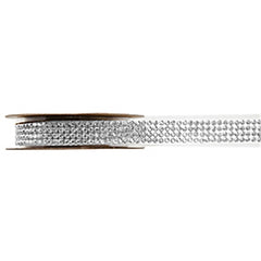 Nastro decorativo con strass – 15 mm × 1 m