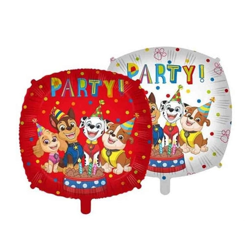 Mylar paw patrol party pesetto + nastro 18"