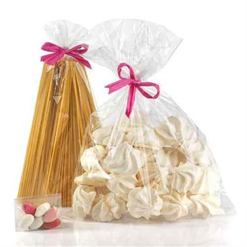 Buste neutre con patella adesiva 15x22+4 cm mat.per alimenti