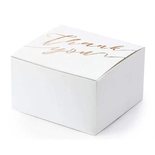 Scatole grazie, bianche, 6x3,5x5,5cm (1 confezione / 10 pz.)