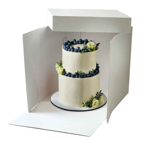 Box per dolci 30,5 x 30,5 x h. 30 cm con coperchio