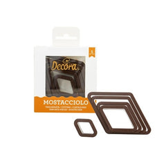 Set 5 tagliapasta mostacciolo in plastica