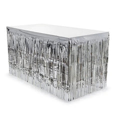Gonna da tavolo con frange 300x80cm
