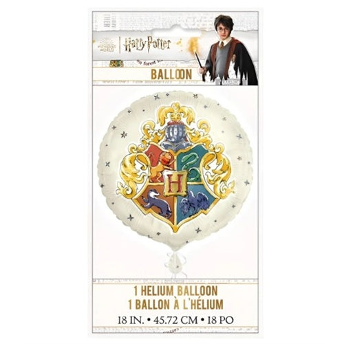 Palloncino foil harry potter – stemma hogwarts 45 cm