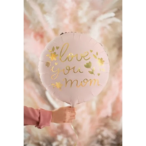 Palloncino foil ''''ti amo mamma'''', 45 cm, rosa