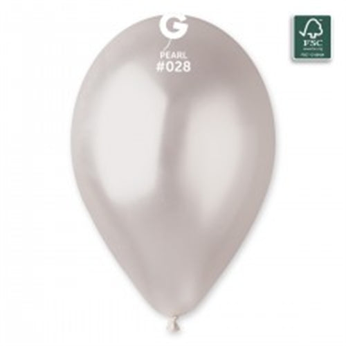 Palloni in lattice gm110 gemar perla metallizzato #028
