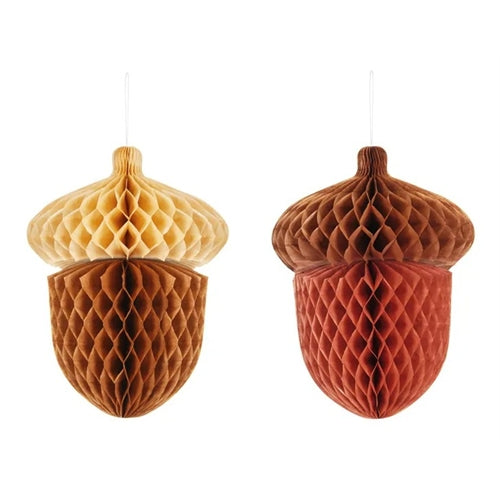 Ghiande a nido d'ape, 27 cm, miste (1 confezione / 2 pezzi)