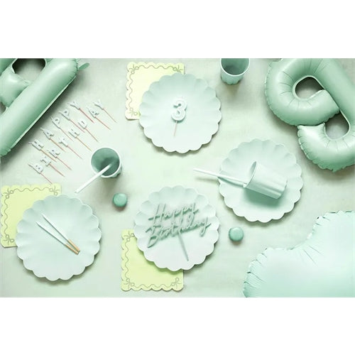 Candeline di compleanno happy birthday, 2,5 cm