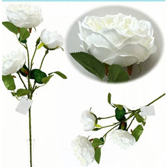 Ramo rosa artificiale realistica h. 75 cm