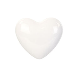 Cuore bianco con magnete 45 x 38 mm