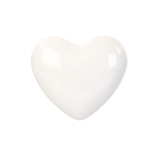 Cuore bianco con magnete 45 x 38 mm