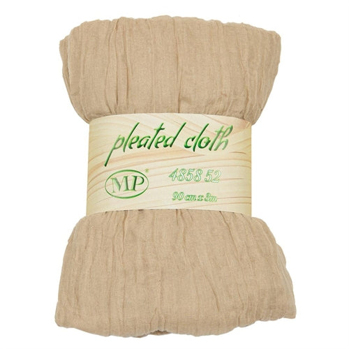 Pleated cloth 90 cm  x 3 mt tortora