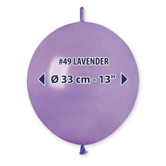 Palloncino in lattice 13” link gl13 lavanda "lavender 049" 50pz