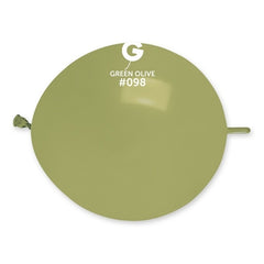 Palloncini in lattice glink 13 gemar verde oliva 098 50 pz