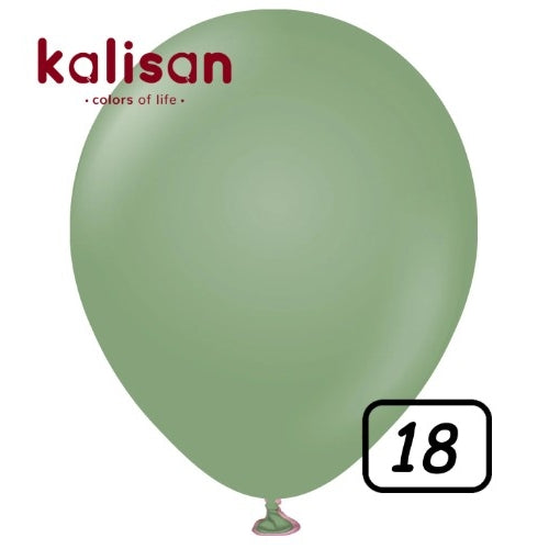 Palloncini kalisan retro eucalyptus 18 " 25 ct