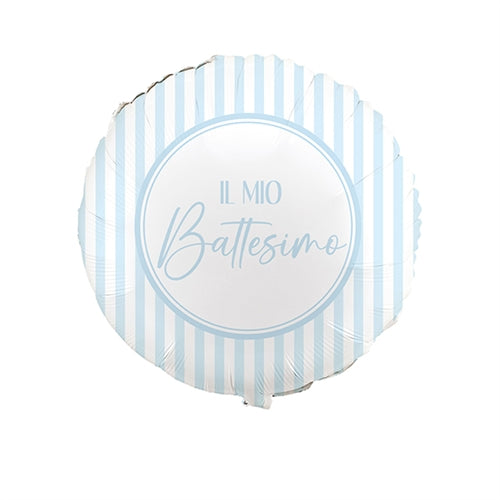 Pallone mylar il mio battesimo cm 45