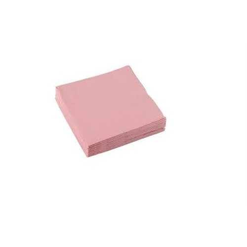 Tovaglioli 33x33 cm rosa 40 pz