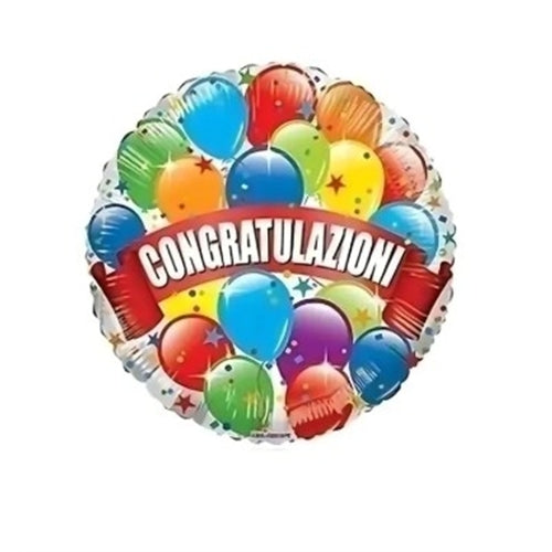 Mylar congratulazioni 18"