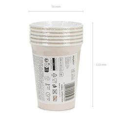 Bicchieri di carta, 250 ml (1 confezione / 6 pezzi)