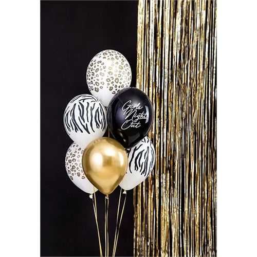 Palloncini da 30 cm, a pois, bianco pastello puro (1 confezione / 50 pezzi)