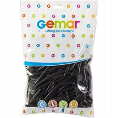 Palloncini gemar modellabili d4-2" nero #014 100 pz