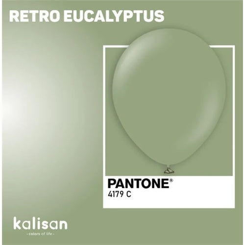 Palloncini kalisan retro eucalyptus 12 " – confezione 100 pezzi