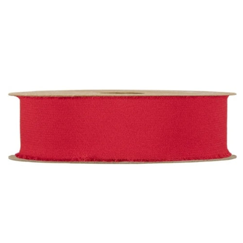 Nastro in organza rosso 30 mm x 10 mt
