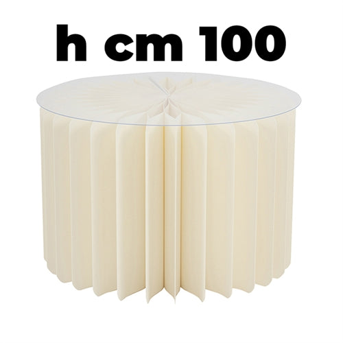 Colonna carta 180gr 30x100 cm avorio + top