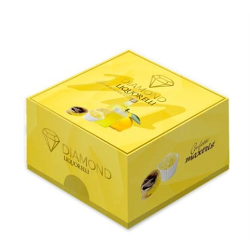 Liquorelli diamond con cioccolato bianco ripieni di liquore al limoncello 500 gr