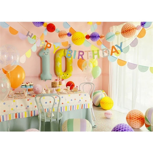 Palloncini da 30 cm, coriandoli misti (1 confezione / 6 pezzi)